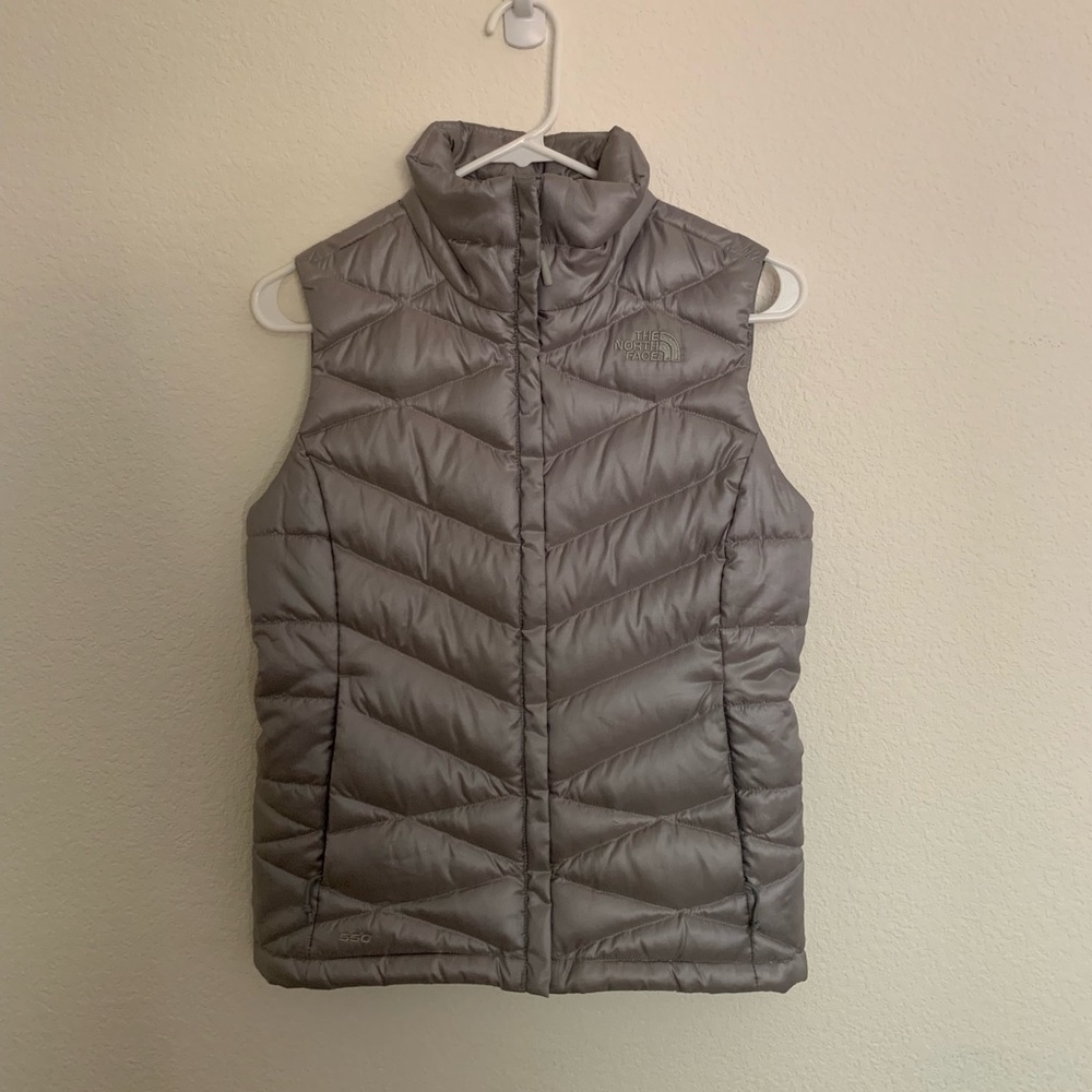 The North Face Silver Puffer Vest